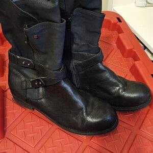 Lane Bryant Black Mid-Calf Ankle Boots